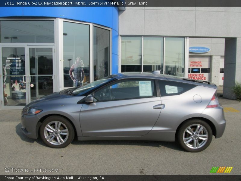 Storm Silver Metallic / Gray Fabric 2011 Honda CR-Z EX Navigation Sport Hybrid