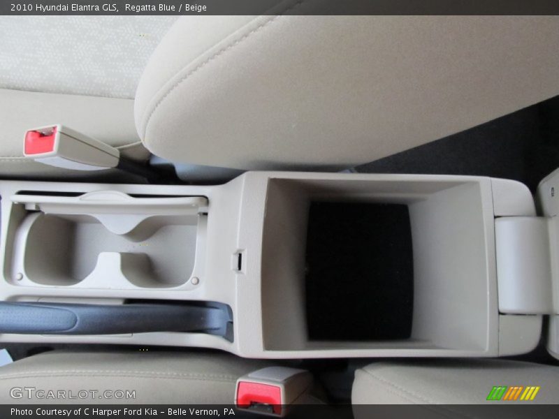 Regatta Blue / Beige 2010 Hyundai Elantra GLS