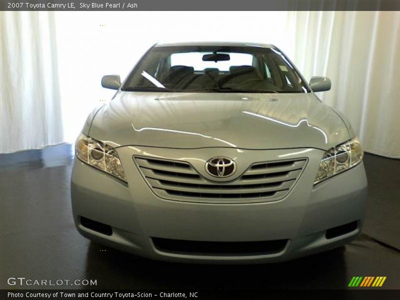 Sky Blue Pearl / Ash 2007 Toyota Camry LE