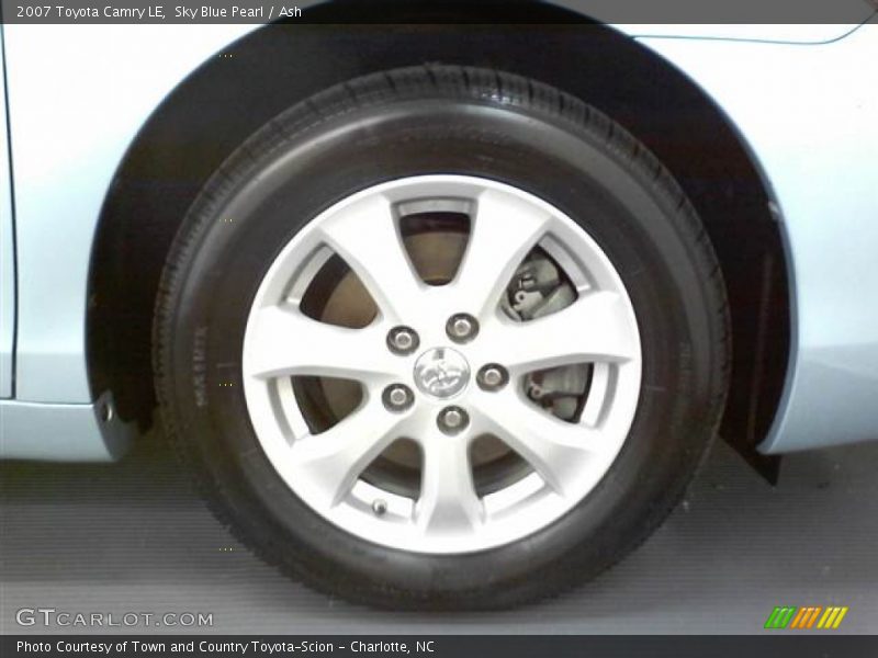 Sky Blue Pearl / Ash 2007 Toyota Camry LE