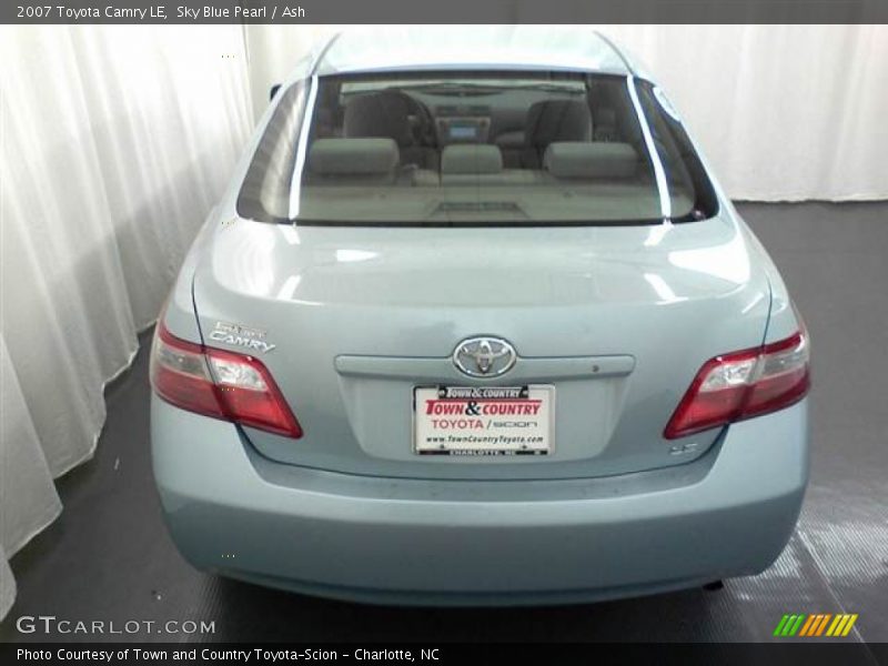 Sky Blue Pearl / Ash 2007 Toyota Camry LE
