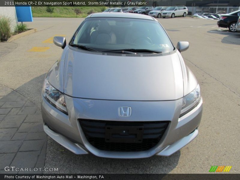 Storm Silver Metallic / Gray Fabric 2011 Honda CR-Z EX Navigation Sport Hybrid