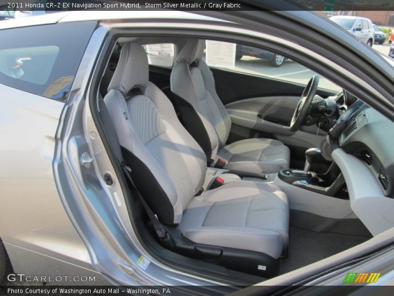  2011 CR-Z EX Navigation Sport Hybrid Gray Fabric Interior