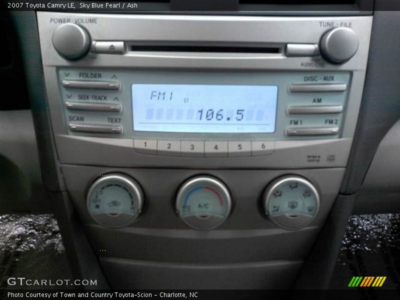 Sky Blue Pearl / Ash 2007 Toyota Camry LE