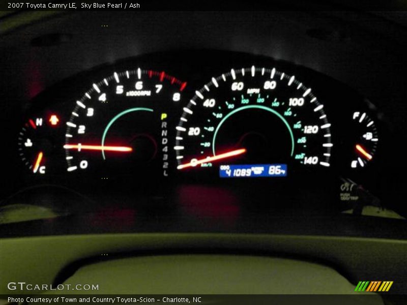 Sky Blue Pearl / Ash 2007 Toyota Camry LE