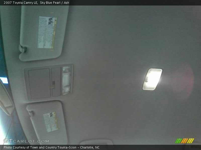 Sky Blue Pearl / Ash 2007 Toyota Camry LE