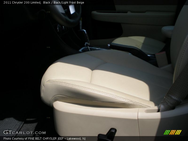 Black / Black/Light Frost Beige 2011 Chrysler 200 Limited
