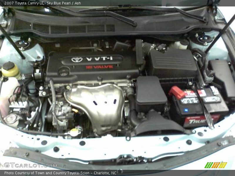 Sky Blue Pearl / Ash 2007 Toyota Camry LE