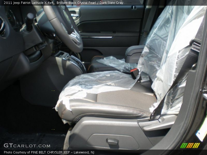 Brilliant Black Crystal Pearl / Dark Slate Gray 2011 Jeep Patriot Latitude X 4x4