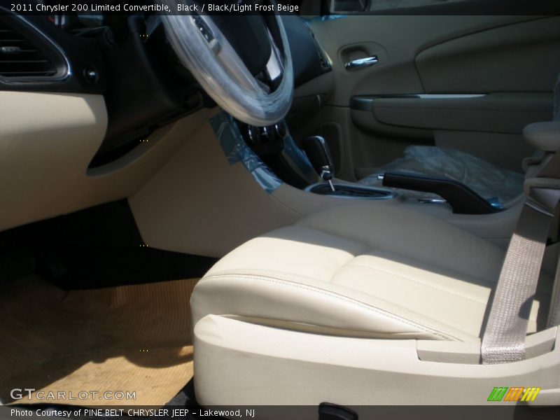 Black / Black/Light Frost Beige 2011 Chrysler 200 Limited Convertible