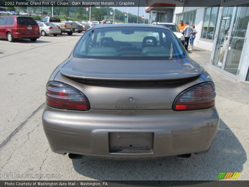 Dark Bronzmist Metallic / Graphite 2002 Pontiac Grand Prix GT Coupe