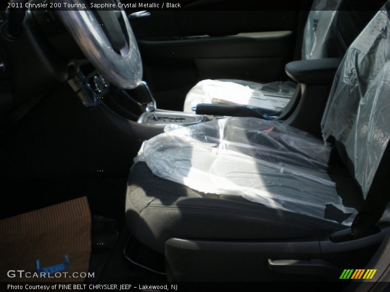 Sapphire Crystal Metallic / Black 2011 Chrysler 200 Touring