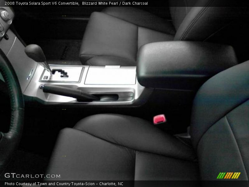Blizzard White Pearl / Dark Charcoal 2008 Toyota Solara Sport V6 Convertible