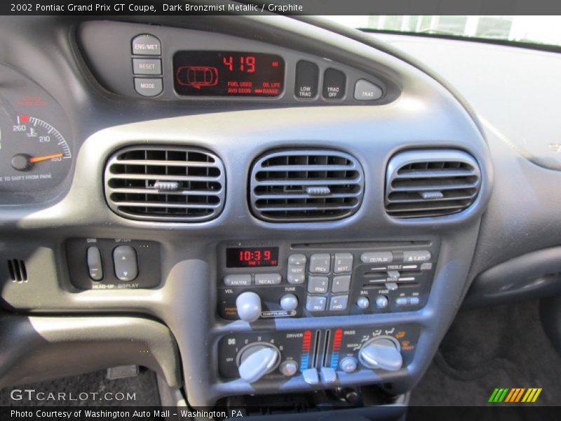 Controls of 2002 Grand Prix GT Coupe