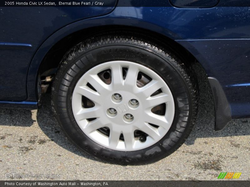 Eternal Blue Pearl / Gray 2005 Honda Civic LX Sedan