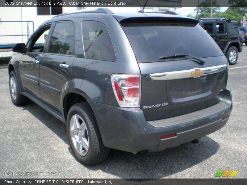 Cyber Gray Metallic / Light Gray 2009 Chevrolet Equinox LTZ AWD