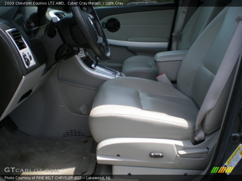 Cyber Gray Metallic / Light Gray 2009 Chevrolet Equinox LTZ AWD