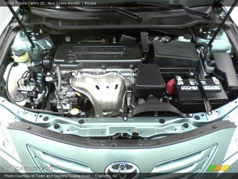 Aloe Green Metallic / Bisque 2009 Toyota Camry LE