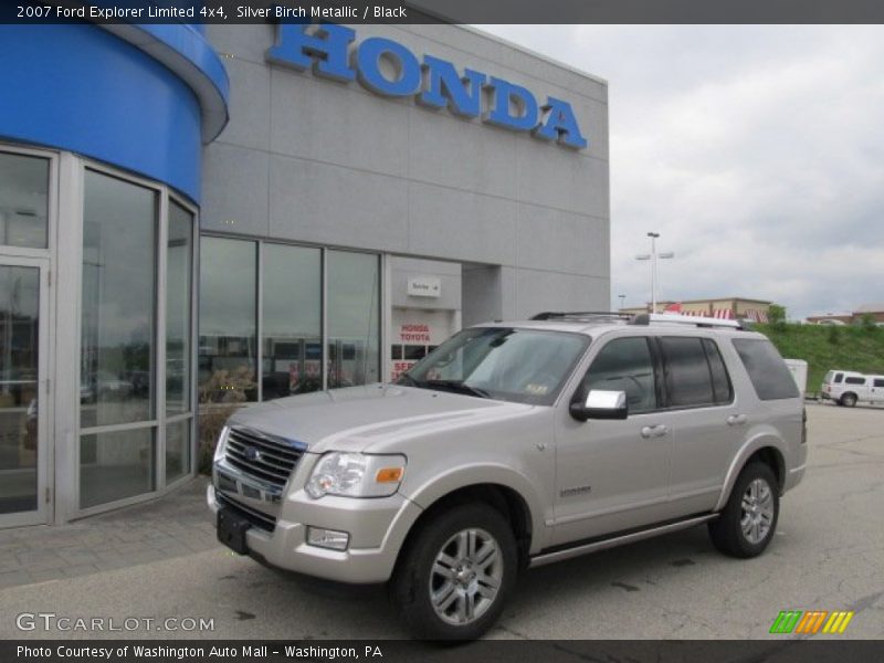 Silver Birch Metallic / Black 2007 Ford Explorer Limited 4x4