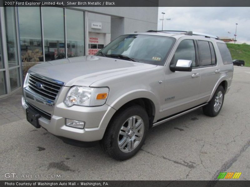 Silver Birch Metallic / Black 2007 Ford Explorer Limited 4x4