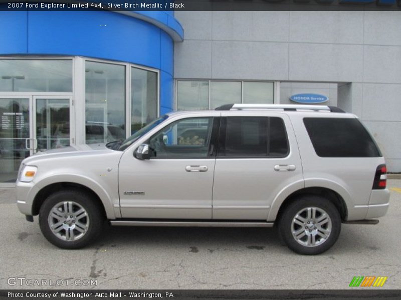 Silver Birch Metallic / Black 2007 Ford Explorer Limited 4x4
