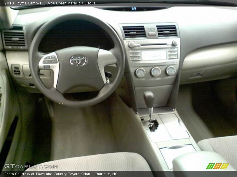 Aloe Green Metallic / Bisque 2010 Toyota Camry LE