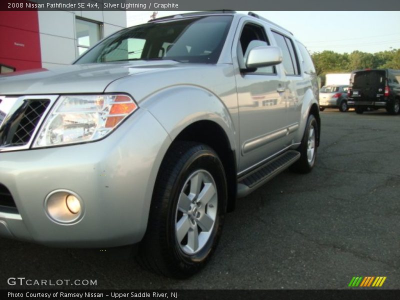 Silver Lightning / Graphite 2008 Nissan Pathfinder SE 4x4