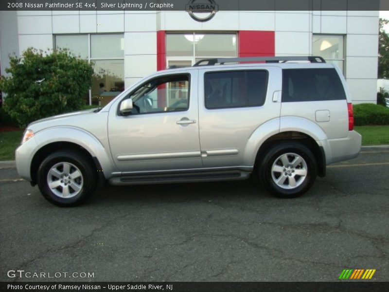 Silver Lightning / Graphite 2008 Nissan Pathfinder SE 4x4