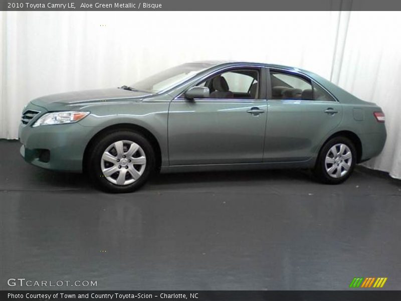 Aloe Green Metallic / Bisque 2010 Toyota Camry LE