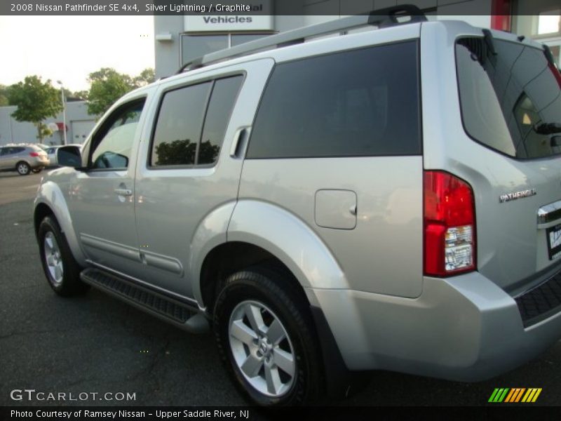 Silver Lightning / Graphite 2008 Nissan Pathfinder SE 4x4