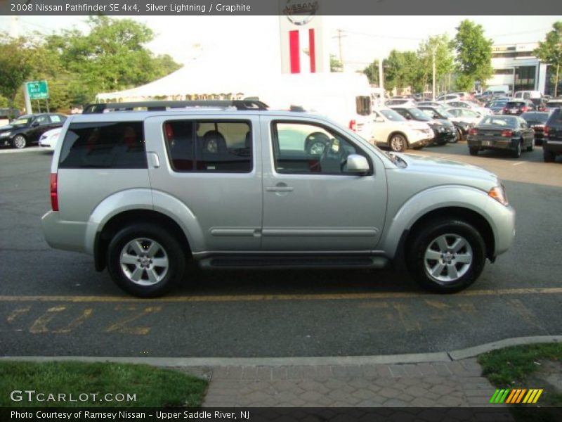 Silver Lightning / Graphite 2008 Nissan Pathfinder SE 4x4