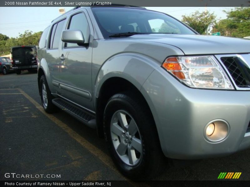 Silver Lightning / Graphite 2008 Nissan Pathfinder SE 4x4
