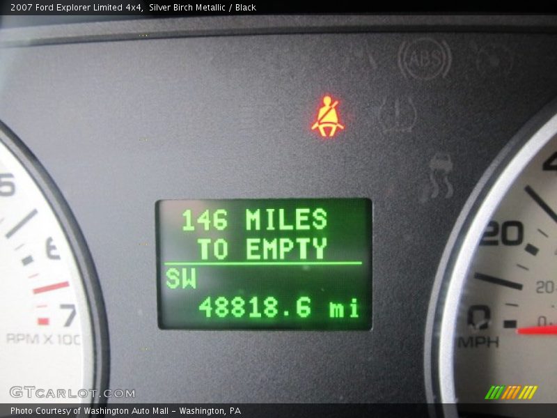 Silver Birch Metallic / Black 2007 Ford Explorer Limited 4x4