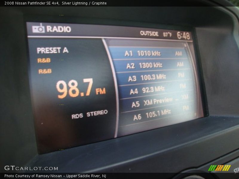 Silver Lightning / Graphite 2008 Nissan Pathfinder SE 4x4