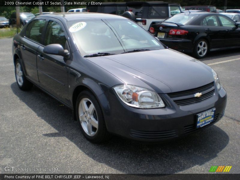 Slate Metallic / Ebony 2009 Chevrolet Cobalt LT Sedan