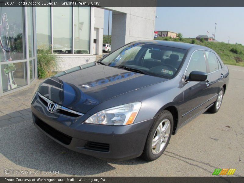 Graphite Pearl / Gray 2007 Honda Accord SE Sedan