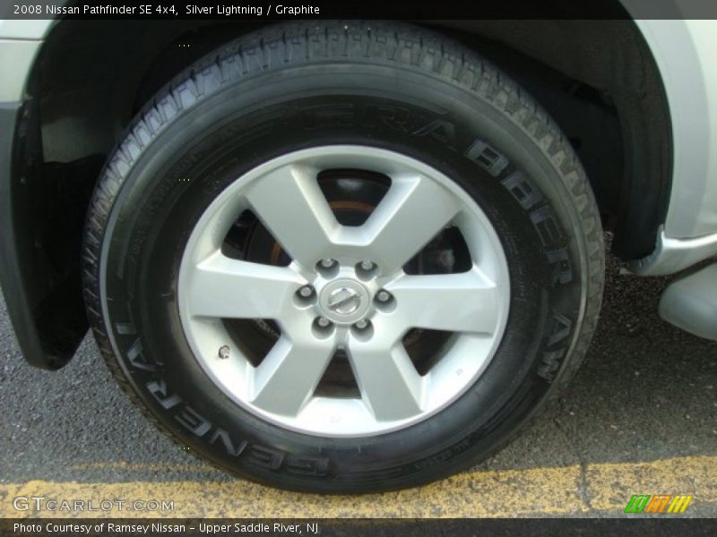 Silver Lightning / Graphite 2008 Nissan Pathfinder SE 4x4