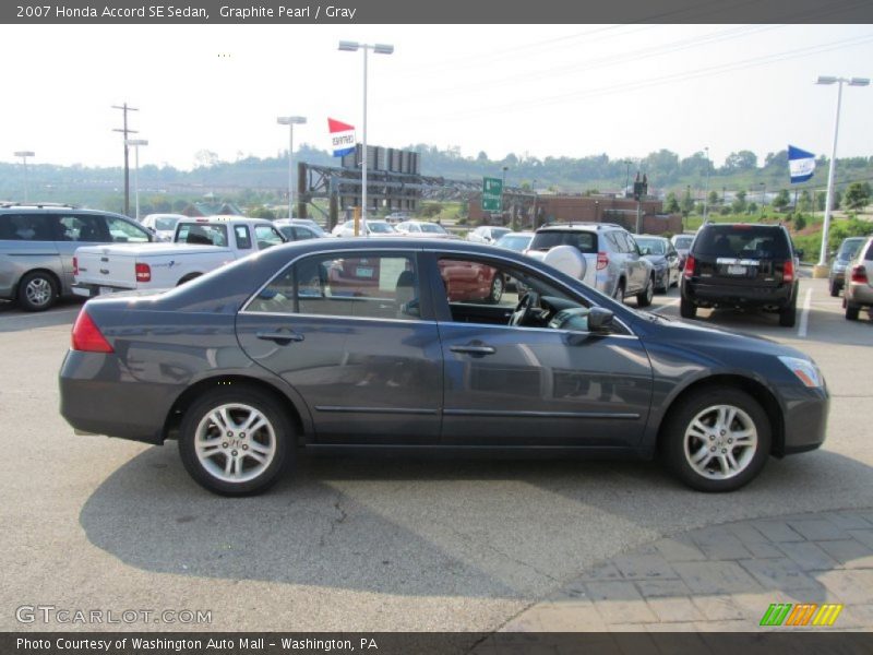 Graphite Pearl / Gray 2007 Honda Accord SE Sedan