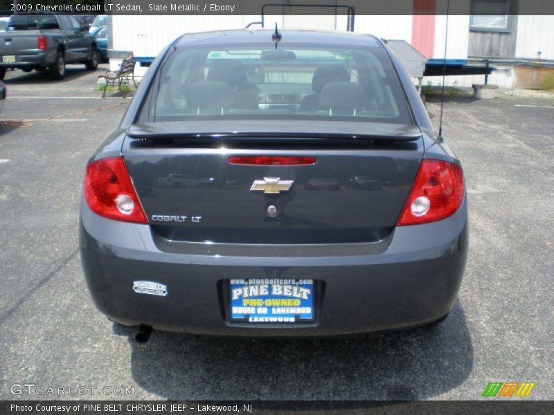 Slate Metallic / Ebony 2009 Chevrolet Cobalt LT Sedan