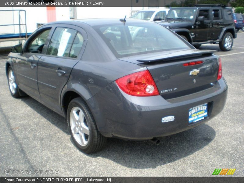 Slate Metallic / Ebony 2009 Chevrolet Cobalt LT Sedan