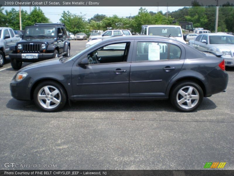 Slate Metallic / Ebony 2009 Chevrolet Cobalt LT Sedan