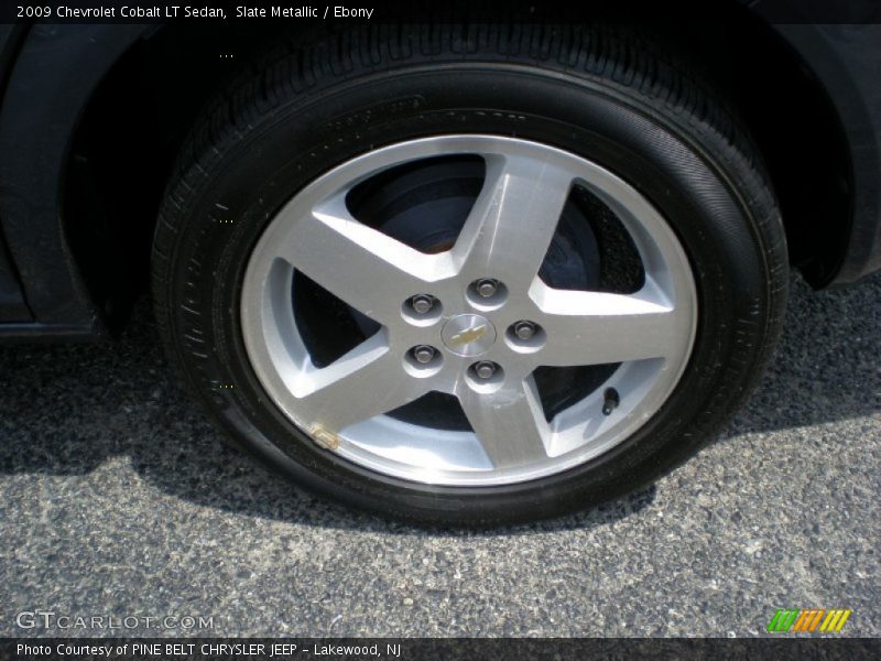 Slate Metallic / Ebony 2009 Chevrolet Cobalt LT Sedan