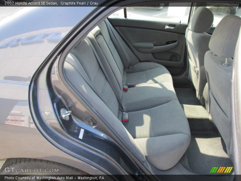 Graphite Pearl / Gray 2007 Honda Accord SE Sedan