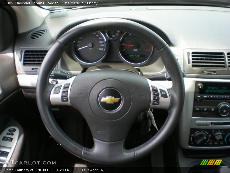 Slate Metallic / Ebony 2009 Chevrolet Cobalt LT Sedan