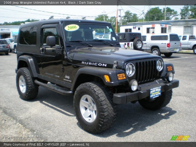 Black / Dark Slate Gray 2006 Jeep Wrangler Unlimited Rubicon 4x4