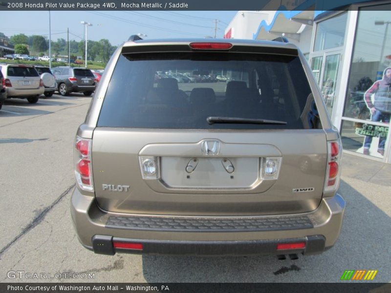 Mocha Metallic / Saddle 2008 Honda Pilot Value Package 4WD