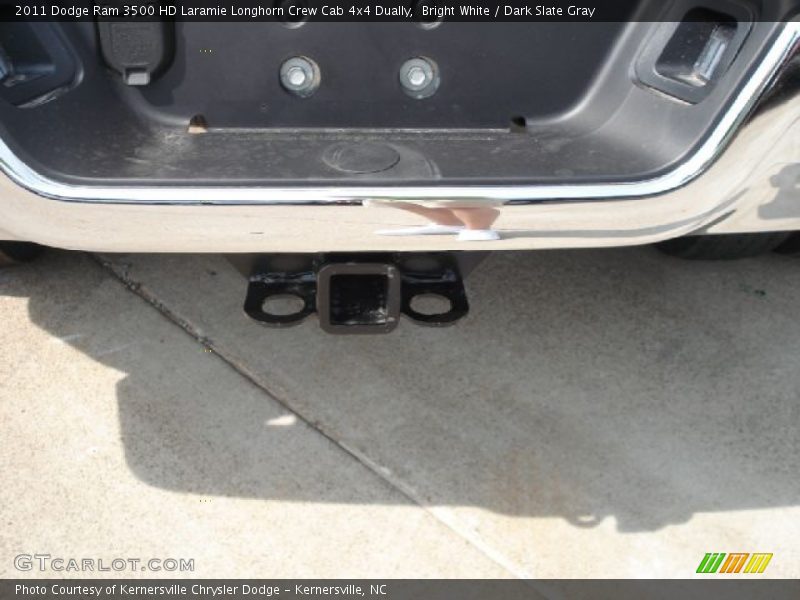Bright White / Dark Slate Gray 2011 Dodge Ram 3500 HD Laramie Longhorn Crew Cab 4x4 Dually
