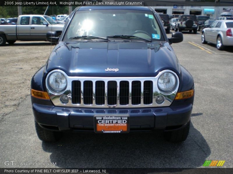 Midnight Blue Pearl / Dark Khaki/Light Graystone 2006 Jeep Liberty Limited 4x4