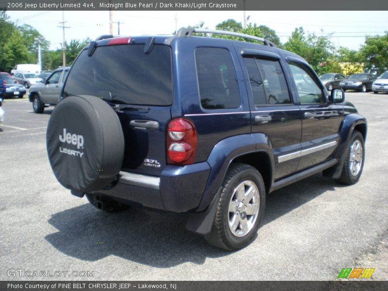 Midnight Blue Pearl / Dark Khaki/Light Graystone 2006 Jeep Liberty Limited 4x4