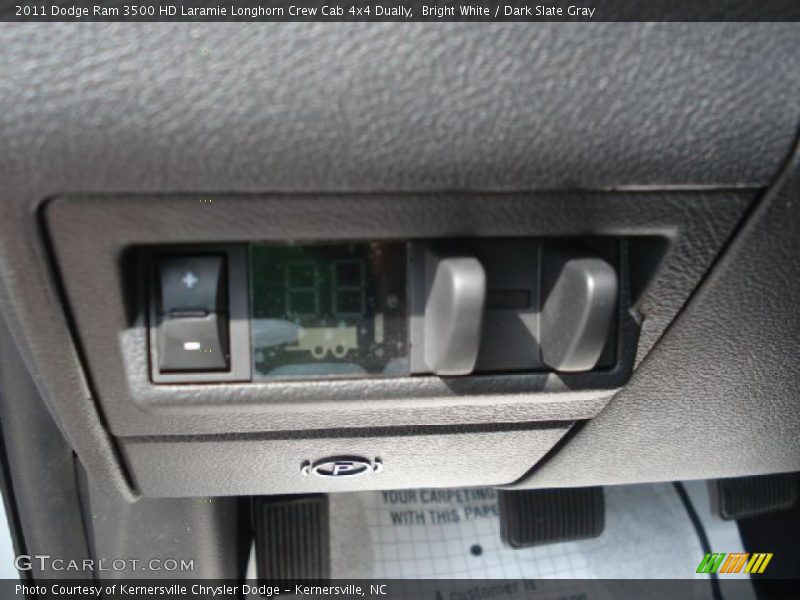 Bright White / Dark Slate Gray 2011 Dodge Ram 3500 HD Laramie Longhorn Crew Cab 4x4 Dually